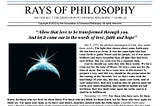 “Rays of Philosophy”