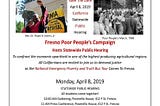 Fresno Poor People’s Campaign and Statewide Public Hearing