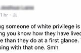 You Don’t Understand White Privilege