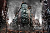 Apocalyptic city-scape