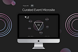 UX/UI Case Study: Curated Event Microsite