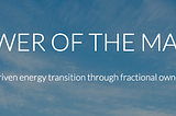 The future of energy is local, smart and shared