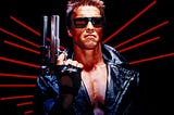 Film Poster of Arnold Schwarzenegger as the Terminator