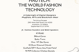 The New Era in Fashion: KYRIAKI aka Katie Chonacas presents HAUTECH: THE WORLD OF FASHION…