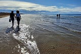 My relaxing morning walk at the beach