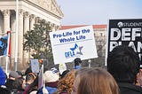 Pro-life for the whole life, democratic protest, DFLA