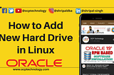 Add new hard drive in linux