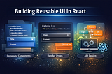 Building Reusable UI in React: Compound Components, Render Props, and API Design