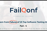 FailQonf — What celebration of failure meant for me… — Part 5