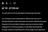 What About Working In The Animation & VFX Studio?