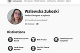 print of my profile on IxDF