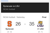 Lsu and Saints big wins!!!!!!!!!!