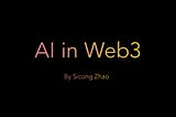 AI in Web3