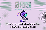 POAPathon September 2022 Newsletter