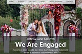 I will design a premium wedding website for the invitation, rsvp form and photo gallery