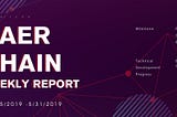 Baer Chain Weekly Report#Project Progress#BRC(May.25th — May.31th)