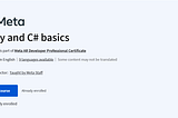 Working in C# quiz