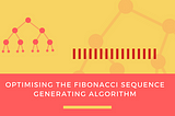 Optimising the Fibonacci sequence generating algorithm