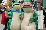 Rally ’round the frog… I mean, flag.