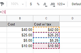 How to Use Google Sheets: The Basics