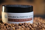 Lulur badan pertama di INDONESIA dengan Arabica Coffee ASLI (bukan extract) sebagai scrubnya.