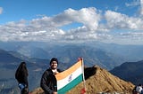 First Summit in the Himalayas