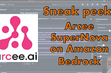 Sneak peek: Arcee SuperNova on Amazon Bedrock!