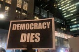 Marching in April 2019 to demand the releasement of the Muller Report. This photo was taken in front of Trump Tower, on 5th Avenue in New York, NY.