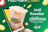 WA ONLY 62 8954 1551 4242 Franchise teh tarik jelly cup Kec PEDAN Happy Tea Jasmine