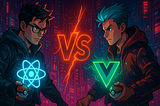 A verdade que ninguém te conta sobre Vue vs React (e que vai doer)