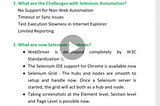 Selenium and Java Interview Questions