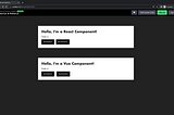 Use one Redux store for multiple React.js or Vue.js applications