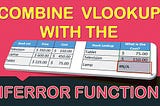 Combine VLOOKUP & IFERROR in Excel | Free Microsoft Excel Tutorials