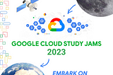 Google Cloud Study Jams 2023 Poster — GDSC SRKR