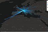 BGY: Flights path, Finestra 7 giorni — 30 giorni (precisione: 325.000 segmenti)