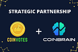 New Partnership CoinVotes — CoinBrain