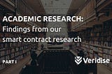 Academic research: Findings from our smart contract security research
