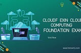 CLOUDF EXIN Cloud Computing Foundation Exam