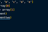 Basic Understanding of Destructuring Arrays