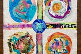 Wall Art Using Old Scarves