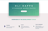 OLI dApps Portal