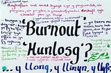 When the ‘awen’ is absent: ‘burnout’ and creative writing