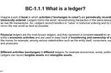 BC-1.1.1 What is a ledger?