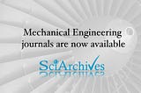 SciArchives | Journal of Mechanical Engineering and Technology