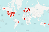 How I consolidated a Map of the Most Elite MMA Gyms Around the World