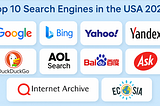 Top 10 Search Engines in the USA 2025