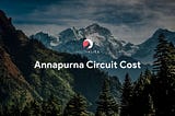 Annapurna Circuit Cost