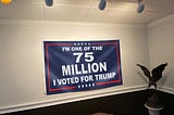 AVAILABLE I’m one of the 75 million I voted for Trump flag