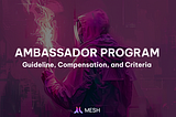Mesh Ambassador Program — Guideline, Compensation, and Criteria