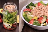 Mason Jar Salad With Tuna